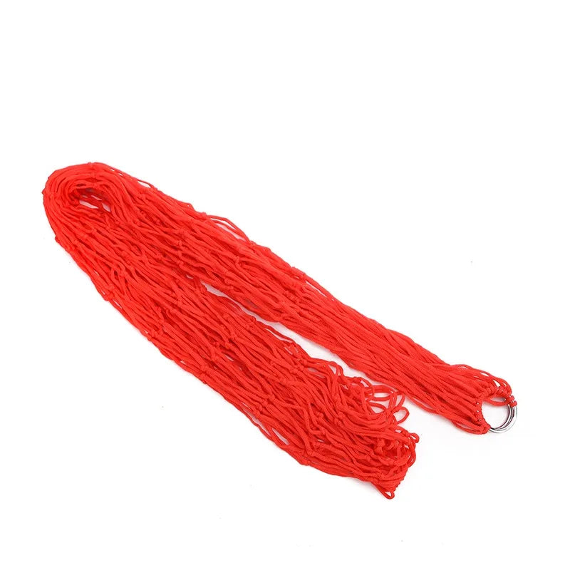 1/3/5PCS Portable Garden Outdoor Thickened Nylon Rope Hammock Indoor Mesh Hammock Portable Simple Hammock Swing Chair Camping