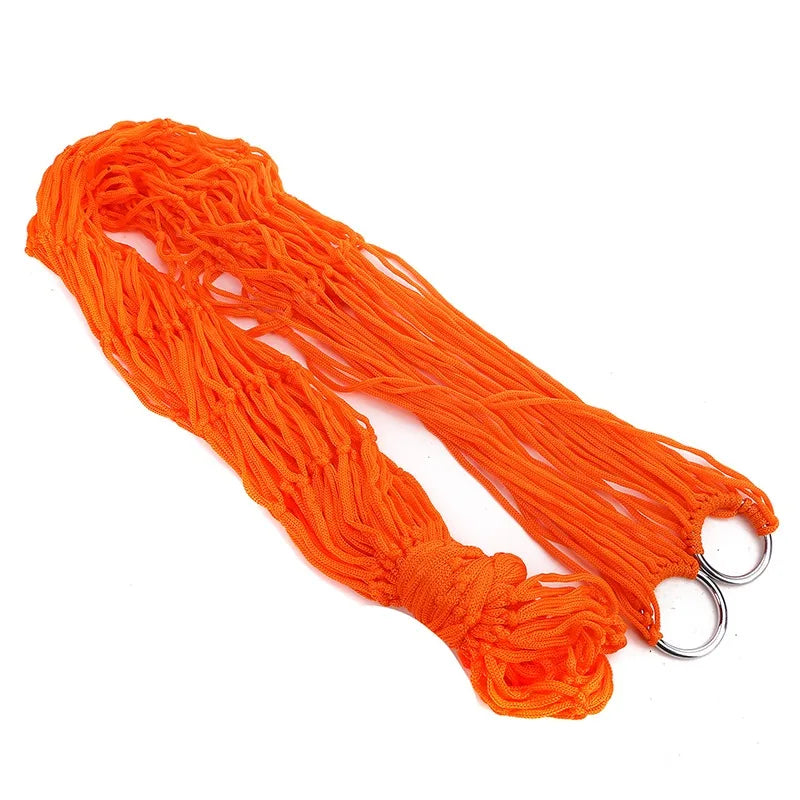 1/3/5PCS Portable Garden Outdoor Thickened Nylon Rope Hammock Indoor Mesh Hammock Portable Simple Hammock Swing Chair Camping