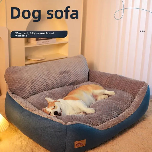 XXL Extra Large and Thick Dog Bed, Pet Bed, Washable, Machine Washable, Bite-Resistant, Dirt-Resistant Pet Nest, Suitable for Large Dogs, Suitable for All Seasons